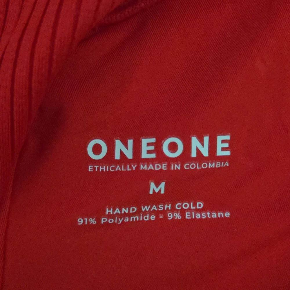 Oneone Bold Red Bikini Set  ***Please Note***              (M Bottoms) (Lg Top) - Picture 9 of 11